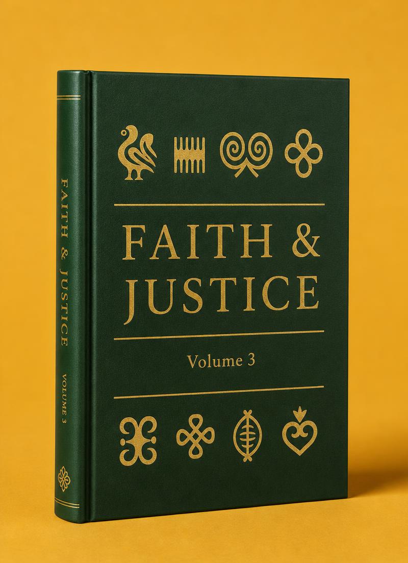 Faith & Justice Volume 3 cover mockup