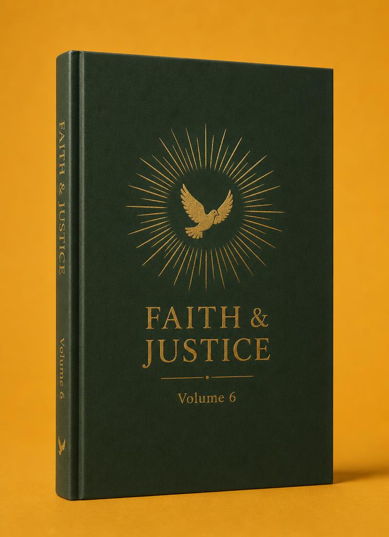 Faith & Justice Volume 6 cover mockup